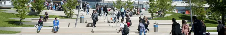Der Eingang Süd der Universität Ulm